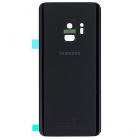 Samsung G960F Galaxy S9 patareipesade kaas (tagakaas) mustad (Midnight Black) (kasutatud grade A, originaalne)