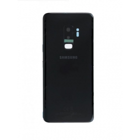 Samsung G965F Galaxy S9 Plus patareipesade kaas (tagakaas) mustad (Midnight Black) (kasutatud grade B, originaalne)