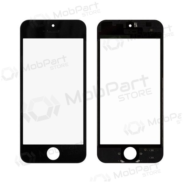 Apple iPhone 5 Ekraani klaas koos raamiga ja OCA (mustad) (for screen refurbishing) - Premium Apple iPhone 5 Ekraani klaas koos raamiga ja OCA (mustad) (for screen refurbishing) - Premium