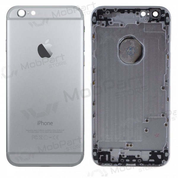 Apple iPhone 6 patareipesade kaas (tagakaas) hall (space grey) (kasutatud grade B, originaalne)