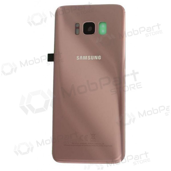 Samsung G950F Galaxy S8 patareipesade kaas (tagakaas) roosi värvi (Rose Pink) (kasutatud grade C, originaalne)
