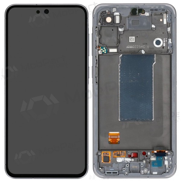 Samsung Galaxy A56 ekraan (grafitas) (koos raamiga) (originaalne)