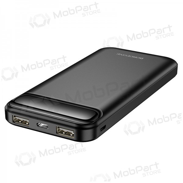 Väline patarei / aku Power Bank Borofone BJ14 Type-C microUSB 2*USB (2A) 10000mAh must Väline patarei / aku Power Bank Borofone BJ14 Type-C microUSB 2*USB (2A) 10000mAh must