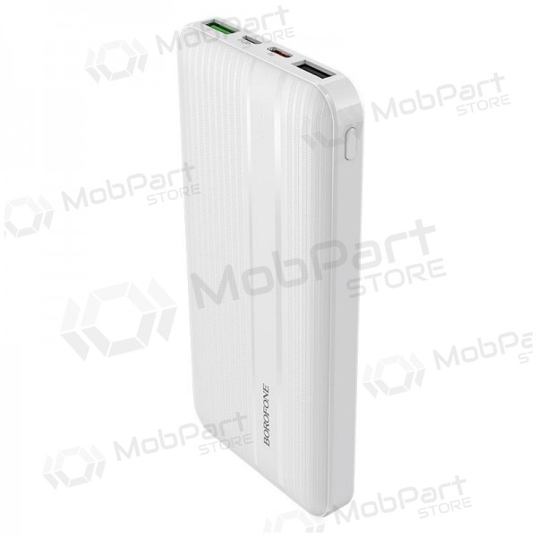 Väline patarei / aku Power Bank Borofone BJ9 Type-C PD+Quick Charge 3.0 (3A) 10000mAh valge Väline patarei / aku Power Bank Borofone BJ9 Type-C PD+Quick Charge 3.0 (3A) 10000mAh valge