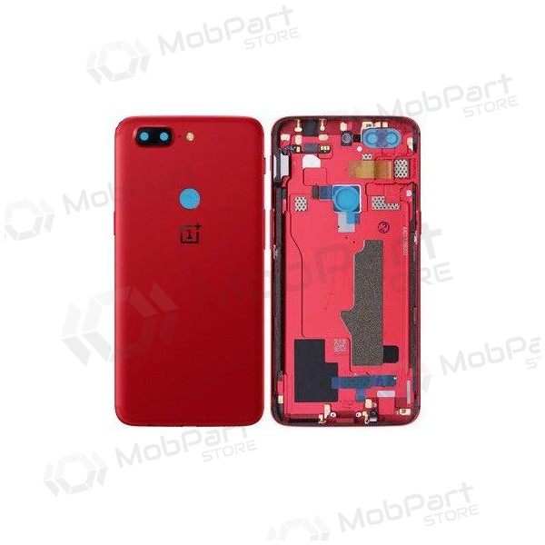 OnePlus 5T patareipesade kaas (tagakaas) punane (Lava Red) (kasutatud grade B, originaalne)