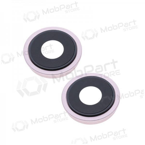 Apple iPhone 13 kaamera klaas (2tk) (roosi värvi) (koos raamiga)
