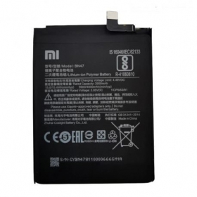 Xiaomi Mi A2 Lite / 6 Pro (BN47) patarei / aku (3900mAh) (service pack) (originaalne)