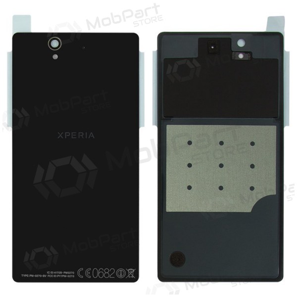 Sony Xperia Z L36h C6602 / Xperia Z C6603 patareipesade kaas (tagakaas) (mustad)