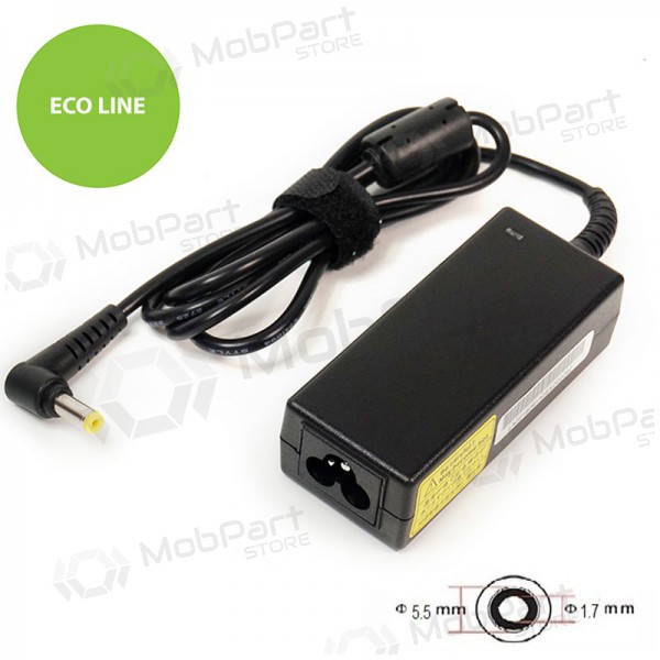 ACER 40W: 19V, 2.15A sülearvuti laadija ACER 40W: 19V, 2.15A sülearvuti laadija