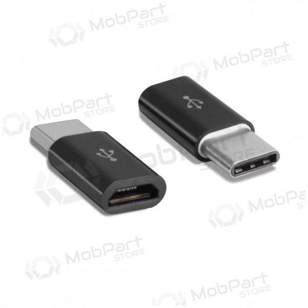 Adapter iš microUSB į Type-C (mustad)