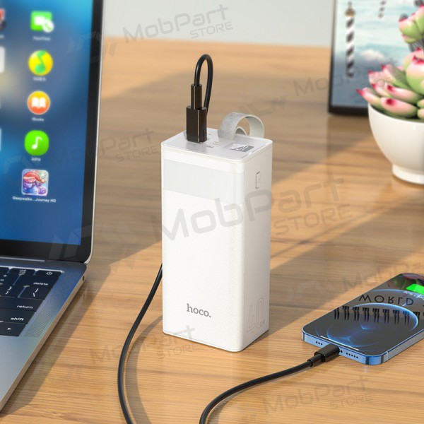 Väline patarei / aku Power Bank Hoco J86 22.5W Quick Charge 3.0 40000mAh valge Väline patarei / aku Power Bank Hoco J86 22.5W Quick Charge 3.0 40000mAh valge