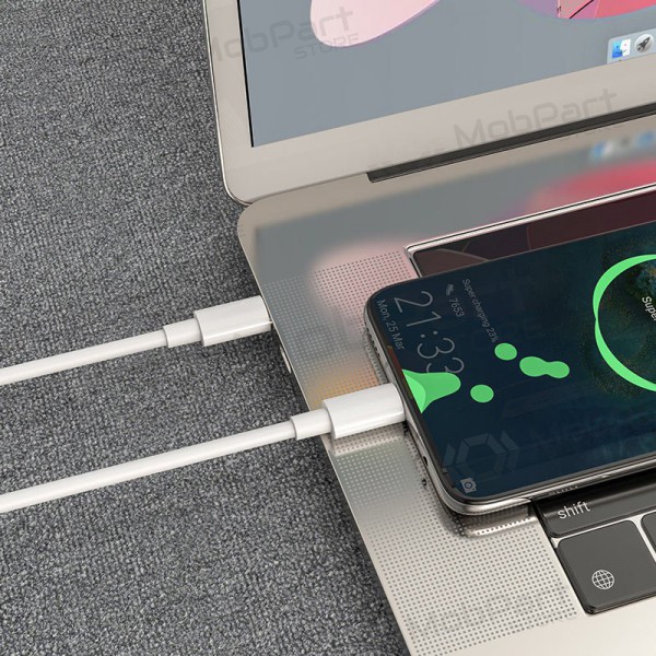 USB kaabel Hoco X51 Type-C - Type-C 20V 5A 100W 2.0m (valged)