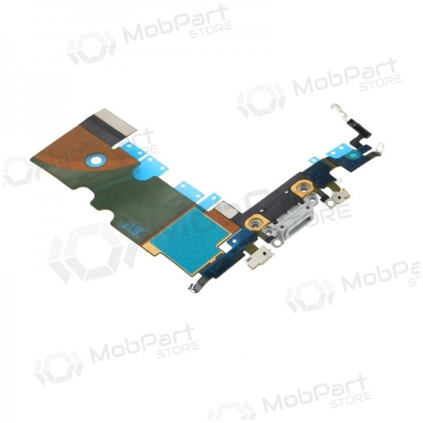 Apple iPhone 8 / SE 2020 laadimispesa ja mikrofoni liides (laadimisliides) valge (šviesiai hall) Apple iPhone 8 / SE 2020 laadimispesa ja mikrofoni liides (laadimisliides) valge (šviesiai hall)