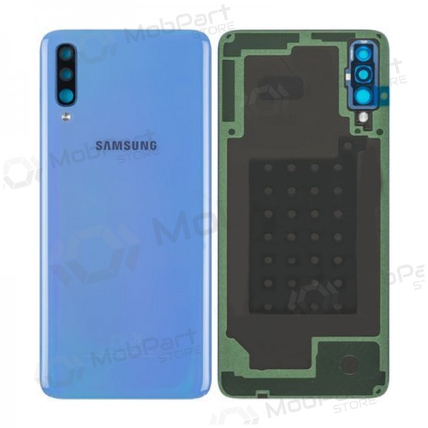 Samsung A705 Galaxy A70 2019 patareipesade kaas (tagakaas) (sinised) (kasutatud grade C, originaalne)