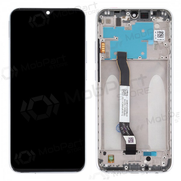 Xiaomi Redmi Note 8 / Note 8 2021 ekraan (valged) (koos raamiga) (service pack) (originaalne) Xiaomi Redmi Note 8 / Note 8 2021 ekraan (valged) (koos raamiga) (service pack) (originaalne)