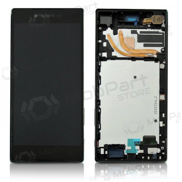Sony E6853 Xperia Z5 Premium ekraan (mustad) (koos raamiga) (kasutatud grade B, originaalne) Sony E6853 Xperia Z5 Premium ekraan (mustad) (koos raamiga) (kasutatud grade B, originaalne)