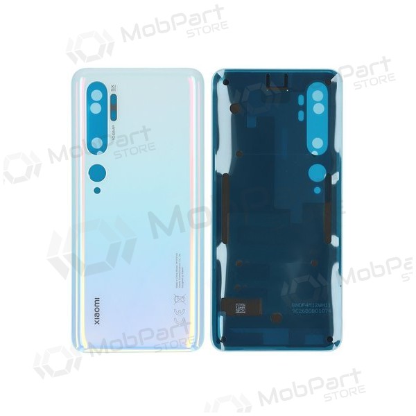 Xiaomi Mi Note 10 patareipesade kaas (tagakaas) valged (Glacier White) Xiaomi Mi Note 10 patareipesade kaas (tagakaas) valged (Glacier White)
