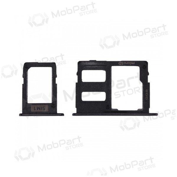 Samsung J330 Galaxy J3 2017 / J530 Galaxy J5 2017 / J730 Galaxy J7 2017 (2tk) SIM kaardi hoidja (mustad) (originaalne) Samsung J330 Galaxy J3 2017 / J530 Galaxy J5 2017 / J730 Galaxy J7 2017 (2tk) SIM kaardi hoidja (mustad) (originaalne)