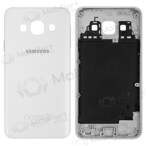Samsung A300F Galaxy A3 patareipesade kaas (tagakaas) valged (Pearl White) (kasutatud grade A, originaalne)