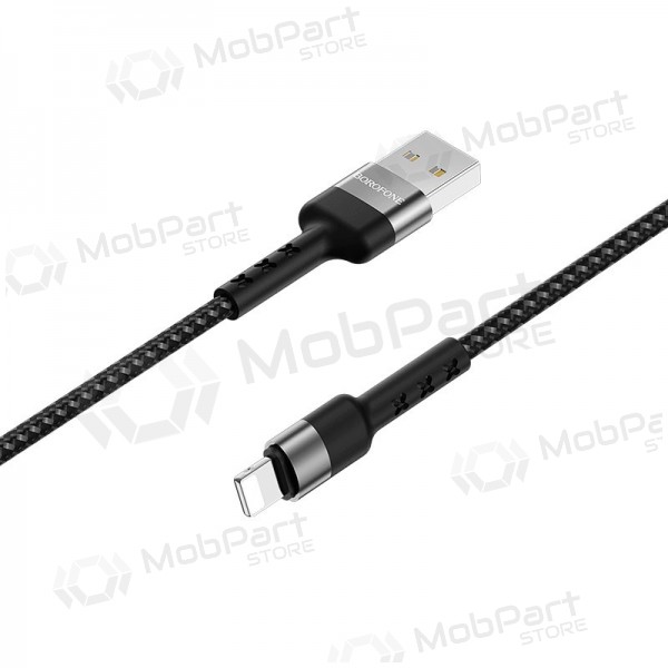USB kaabel Borofone BX34 Lightning 1.0m (mustad)