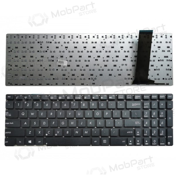 ASUS N56, N76, R500v, S500, U550 (US) klaviatuur