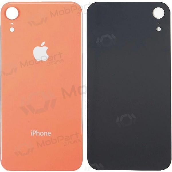 Apple iPhone XR patareipesade kaas (tagakaas) roosa (coral) (bigger hole for camera)