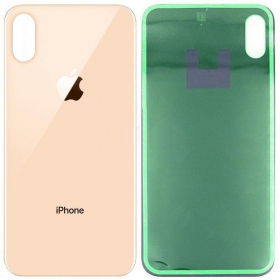 Apple iPhone XS Max patareipesade kaas (tagakaas) (kuldsed) (bigger hole for camera)