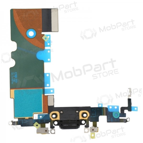 Apple iPhone 8 / SE 2020 laadimispesa ja mikrofoni liides (laadimisliides) (must) (kasutatud, originaalne) Apple iPhone 8 / SE 2020 laadimispesa ja mikrofoni liides (laadimisliides) (must) (kasutatud, originaalne)