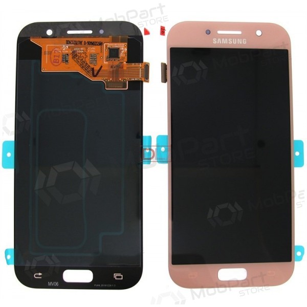 Samsung A520F Galaxy A5 (2017) ekraan (roosi värvi) (service pack) (originaalne) Samsung A520F Galaxy A5 (2017) ekraan (roosi värvi) (service pack) (originaalne)
