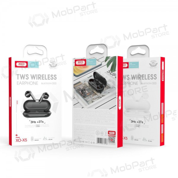 Juhtmeta vabakäeseadmega XO X5 TWS (must)