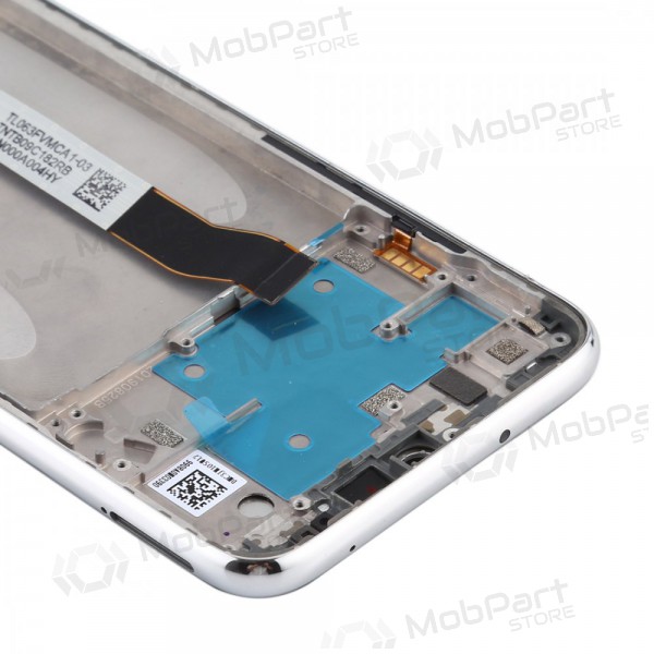 Xiaomi Redmi Note 8 / Note 8 2021 ekraan (valged) (koos raamiga) (service pack) (originaalne) Xiaomi Redmi Note 8 / Note 8 2021 ekraan (valged) (koos raamiga) (service pack) (originaalne)
