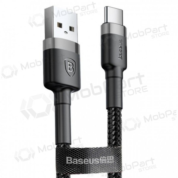 USB kaabel Baseus Cafule microUSB 1.0m 2.4A (hall-mustad) CAMKLF-BG1
