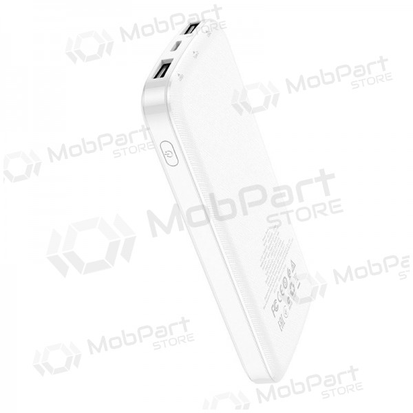 Väline patarei / aku Power Bank Borofone BJ17 2xUSB 10000mAh valge