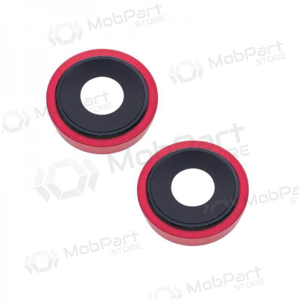 Apple iPhone 13 kaamera klaas (2tk) (punane) (koos raamiga)