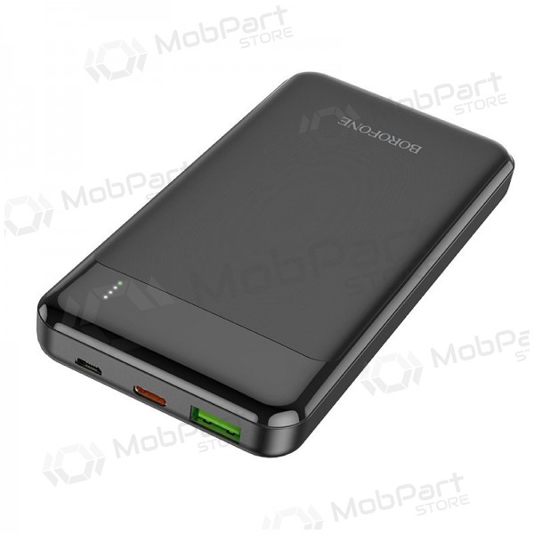 Väline patarei / aku Power Bank Borofone BJ19 Type-C PD 20W+Quick Charge 3.0 10000mAh must Väline patarei / aku Power Bank Borofone BJ19 Type-C PD 20W+Quick Charge 3.0 10000mAh must