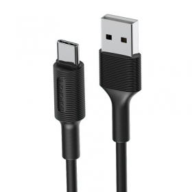 USB kaabel Borofone BX1 Type-C 1.0m (mustad)