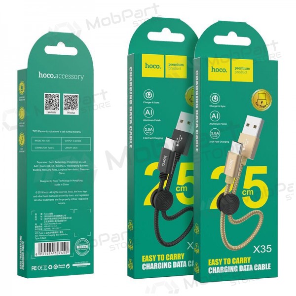 USB kaabel HOCO X35 USB kaabel HOCO X35