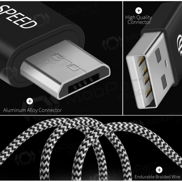 USB kaabel Dux Ducis K-ONE microUSB FastCharging 2.0m