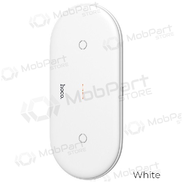 Juhtmeta laadija HOCO CW23 Dual Power FastCharge (valged)