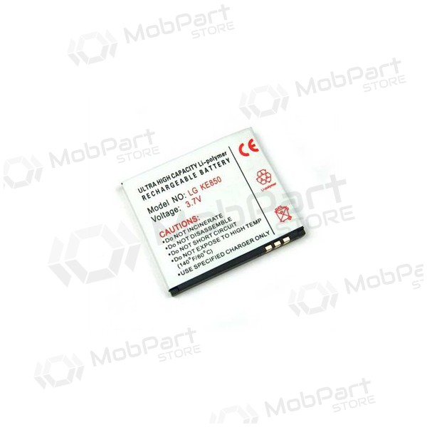 LG IP-A750 (KE850 PRADA, KG99) patarei / aku (700mAh) LG IP-A750 (KE850 PRADA, KG99) patarei / aku (700mAh)