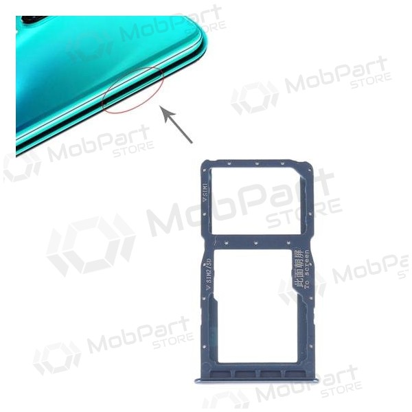 Huawei P30 Lite SIM kaardi hoidja sinised (Peacock Blue)