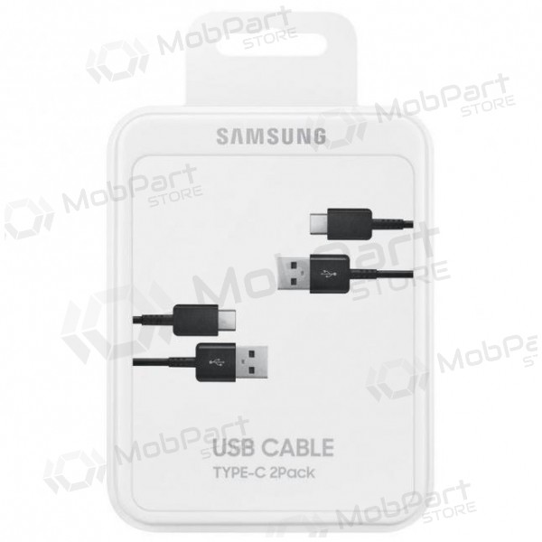 USB kaabel Samsung EP-DG930MBEGWW Type-C 1.5m 2tk. (mustad) (OEM)