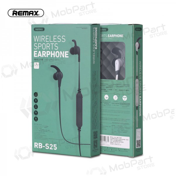 Juhtmeta vabakäeseadmega Remax RB-S25 Bluetooth (must)