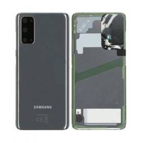 Samsung G981F / G980 Galaxy S20 patareipesade kaas (tagakaas) hall (Cosmic Grey) (kasutatud grade B, originaalne)