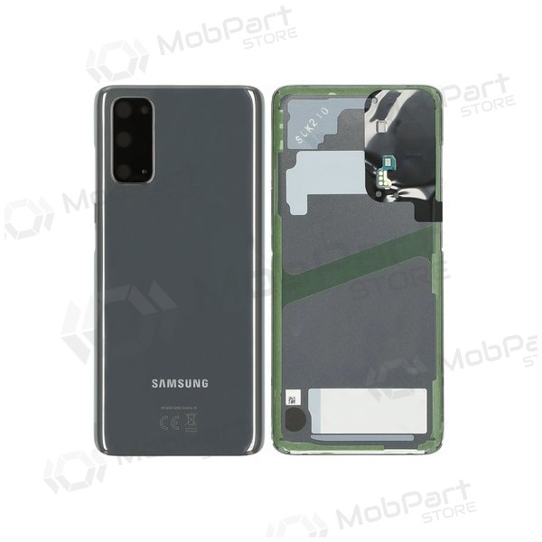 Samsung G981F / G980 Galaxy S20 patareipesade kaas (tagakaas) hall (Cosmic Grey) (kasutatud grade B, originaalne) Samsung G981F / G980 Galaxy S20 patareipesade kaas (tagakaas) hall (Cosmic Grey) (kasutatud grade B, originaalne)