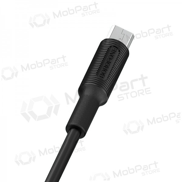 USB kaabel Borofone BX1 microUSB 1.0m (mustad)