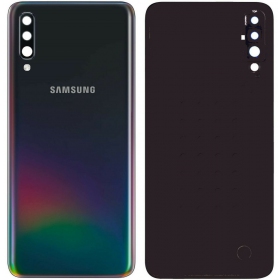 Samsung A505 Galaxy A50 2019 patareipesade kaas (tagakaas) (mustad) (kasutatud grade C, originaalne)