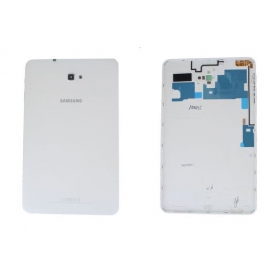 Samsung T580 Galaxy Tab A 10.1 (2016) patareipesade kaas (tagakaas) (valged) (kasutatud grade C, originaalne)