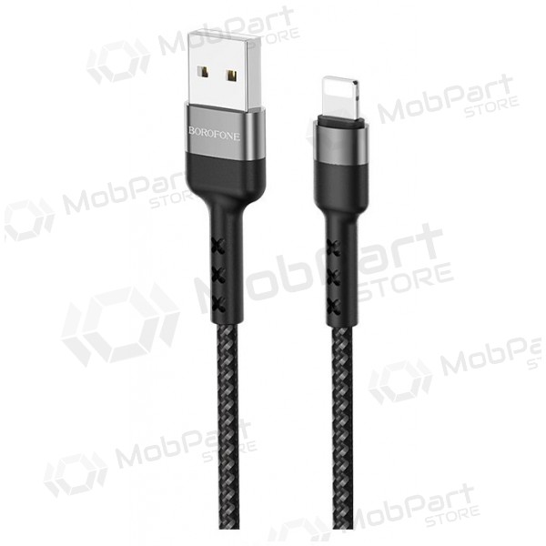 USB kaabel Borofone BX34 Lightning 1.0m (mustad)