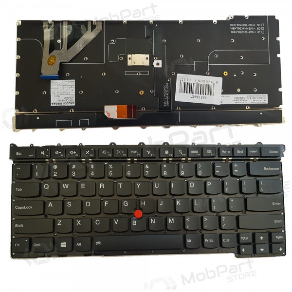 Lenovo X1 Carbon Gen 3, US&UK klaviatuur